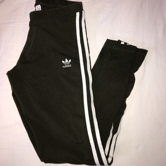 Adidas olive green leggings - Picture 1 of 2
